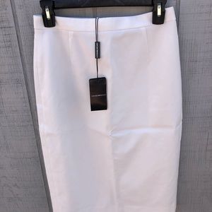 Emporio Armani White A line skirt. Size EU40/US 4
